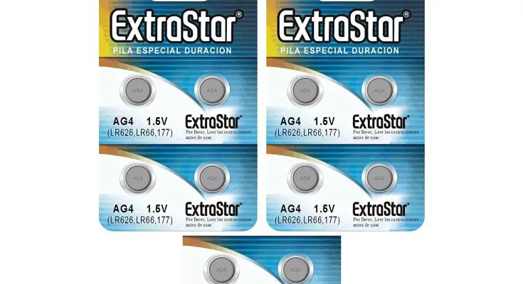 Batterie a bottone pile 1,5v AG4 377A SR66 LR626 SG4 SR626 - ExtraStar